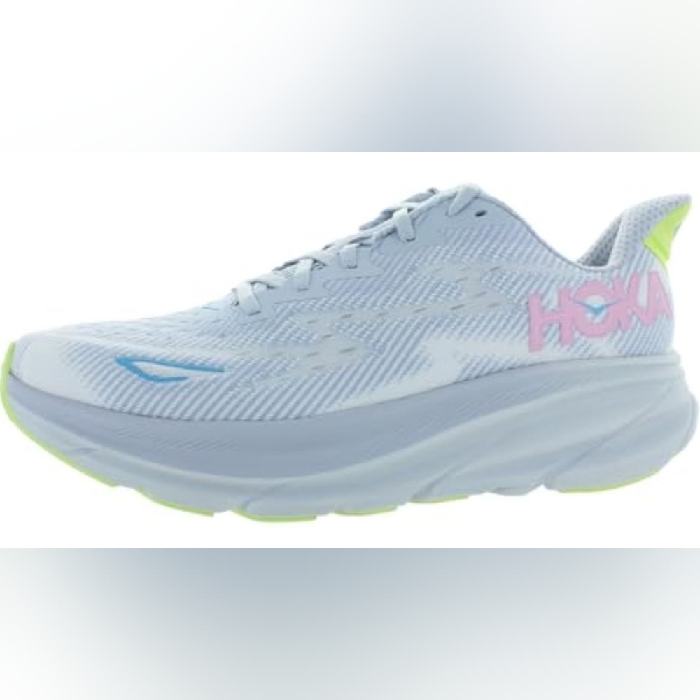 NIB Hoka One Women's Clifton 9 Running Sneakers GLLS Lilac/Ice Color, SZ 7 - Picture 3 of 6